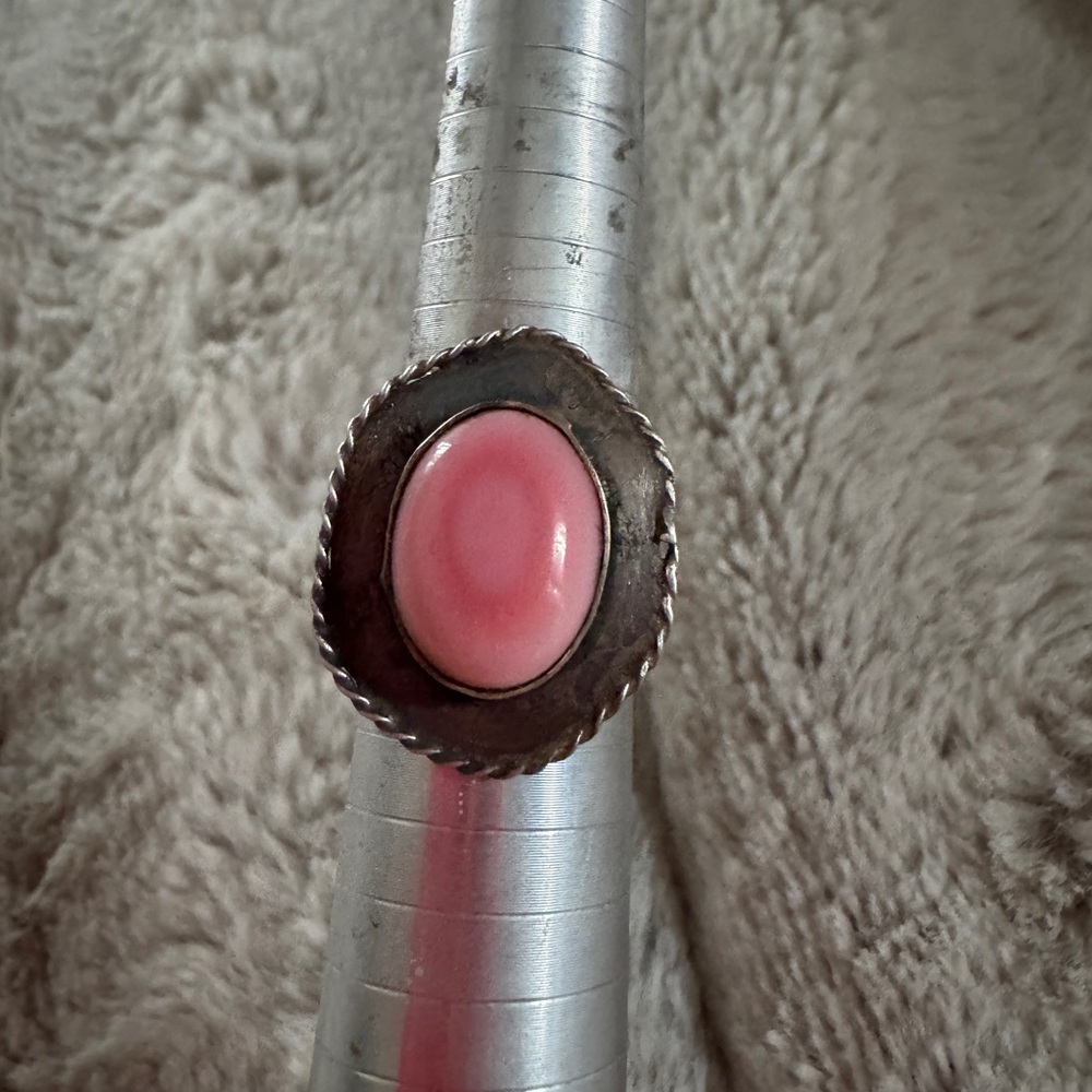 Elegant Pink Stone Ring